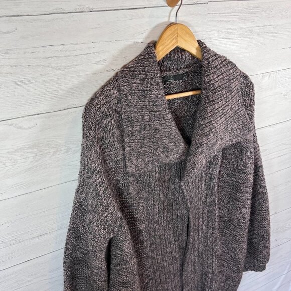 Prana Duster Cardigan Womens Size Large Magnet Grey Sukie Longline Alpaca & Wool - Picture 9 of 14